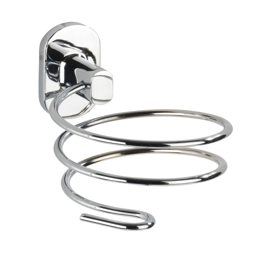 WENKO Puerto Rico Hair Dryer Holder, 14 x 10 x 9 cm, Chrome