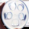 Clear-Silicone Ring Mold. 5pc-Size 7, 7.5, 8, 8, 9.5.(1-03) view 2