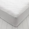 Continental Bedding Quilted Fitted Mattress Pad Protector 100% Cotton Top Soft Breathable Cover Light Polyester Fill Fits Mattresses Up to 18 Inch Deep view 1