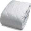 Continental Bedding Quilted Fitted Mattress Pad Protector 100% Cotton Top Soft Breathable Cover Light Polyester Fill Fits Mattresses Up to 18 Inch Deep view 2