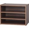Iris Ohyama STB-400T Stack Box, Shelf, Width 15.7 x Depth 11.3 x Height 12.0 inches (40 x 28.7 x 30.5 cm), Brown view 1