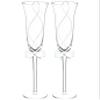 Amscan Stylish Mr. and Mrs. Wedding Toasting Glass, 7.4 oz view 1