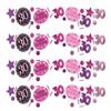 amscan 9900594 30th Birthday Glittery Pink 3 Pack Value Confetti-34g-1 Pc view 1