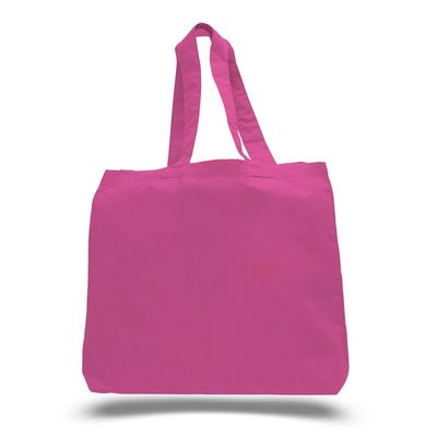 14 Pack Promotional Priced Cotton Blank Shopping Tote Bags W/Bottom Gusset Art Craft
