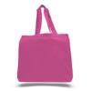 14 Pack Promotional Priced Cotton Blank Shopping Tote Bags W/Bottom Gusset Art Craft view 1