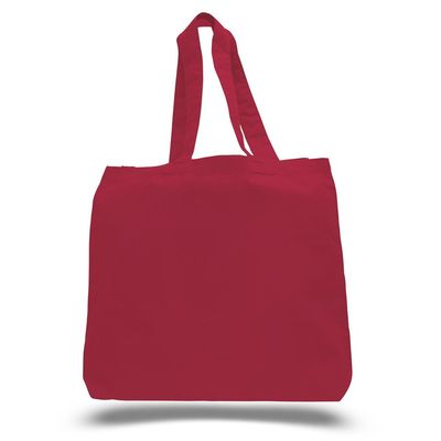 14 Pack Promotional Priced Cotton Blank Shopping Tote Bags W/Bottom Gusset Art Craft