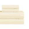 Abripedic Solid 1000-Thread-Count, 100-Percent Cotton, 22-Inch Extra Deep Pocket, California King 4PC Bed Sheets Set, Ivory view 1