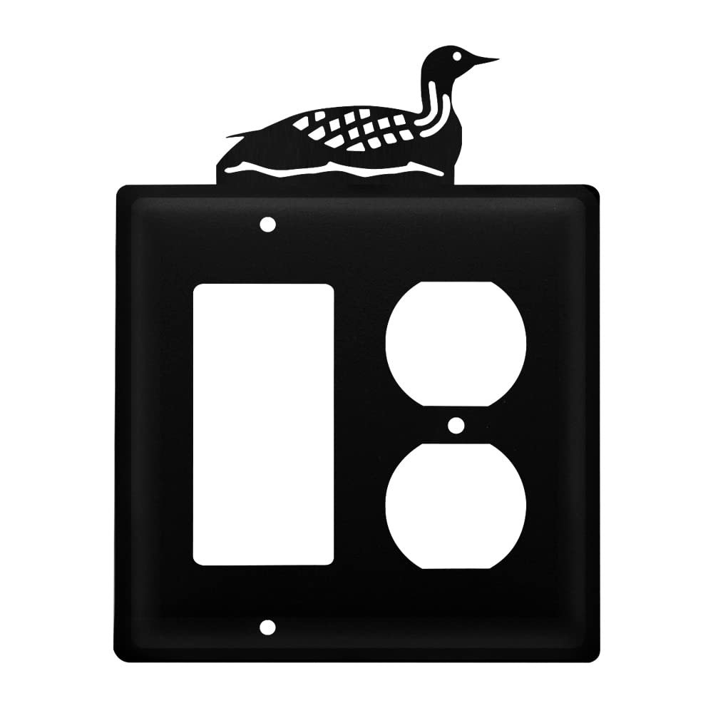 Village Wrought Iron Loon GFCI & Outlet