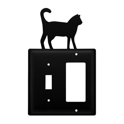 Village Wrought Iron Pet Cat Single Switch & GFCI