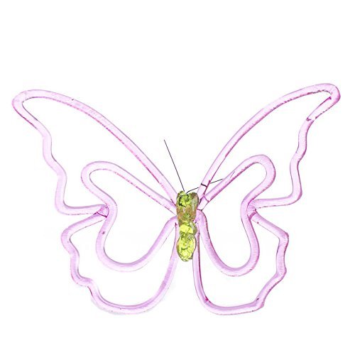 Factory Direct Craft Lovely Large Translucent Pink Acrylic Butterfly for Nursery Decor, Crafting and Embellishing