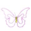 Factory Direct Craft Lovely Large Translucent Pink Acrylic Butterfly for Nursery Decor, Crafting and Embellishing view 1
