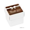 Andaz Press Mini Square Party Favor Box DIY Kit, Thank You, Rustic Wood Label with White Box, 20-Pack, for Birthday, Baby Shower, Wedding Party Favors, Decorations view 3