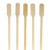 BambooMN 8.3" Premium Bamboo Arrow Shrimp Meat Fruit Kebab Skewer - Beige Colored - 300 Pieces view 1