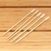BambooMN 8.3" Premium Bamboo Arrow Shrimp Meat Fruit Kebab Skewer - Beige Colored - 300 Pieces view 3