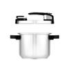 BRA Tekna | Easy Quick Pressure Cooker 4 Litres, Made of 18/10 Stainless Steel, with 2 Cooking Programs and Opening Lock System, Suitable for All Types of Hobs, Grey, 22 cm view 2