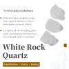 SUNYIK Rock Quartz Tumbled Chips Stone Crushed Crystal Quartz Pieces Irregular Shaped Stones 1pound(about 460 gram) view 2