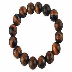 CRYSTALMIRACLE Powerful Tigers Eye Beaded Round Bracelet Crystal Healing Wellness Fashion Jewelry Men Women Gift Handcrafted Accessory