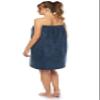 Arus Womens Bathrobe GOTS Certified Organic 100% Turkish Terry Cotton Robe Adjustable Closure Bath Wrap Navy Blue, Small view 2