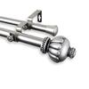 Rod Desyne Home Decorative Selma Double Curtain Rod 28-48" - Satin Nickel view 1