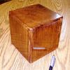Congreve Cube 5.5-Inch (5 1/2") Big Wood Block Wood Cube Stained with Glossy Finish (one piece) view 2
