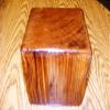Congreve Cube 5.5-Inch (5 1/2") Big Wood Block Wood Cube Stained with Glossy Finish (one piece) view 4