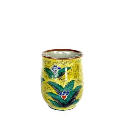 Kutani japanese porcelainteacupsingle item yoshidaya omoto feat.decorated base