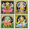 Crafts of India Wholesale 25 Hindu Gods Goddess Batik Sequin Cotton Wall Hangings Tapestry : 30"X40" Inches (Large) view 1