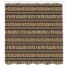 Ambesonne Afirca Shower Curtain, Horizontal Stripes with Leopard Skin Pattern Indigenous Culture Inspiration, Cloth Fabric Bathroom Decor Set with Hooks, 69" W x 70" L, Brown Pale Brown view 2
