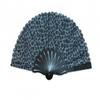 Feng Shui Import Leopard Style Hand Fan with Black Slab (Red) view 1