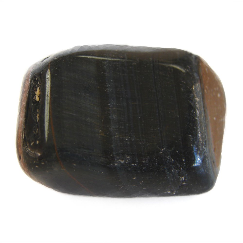 Feng Shui Import Blue Tiger Eye Tumbled Polished Natural Stone