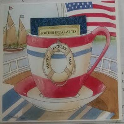 Teacup Card with Teabag (345)