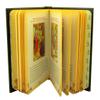 Boys First Holy Communion Padded Leatherette Missal with JHS Chalice Image, Black, 5 1/4 Inch view 3