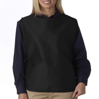 UltraClub 2-Pocket Cobbler Apron 8202 -Black One