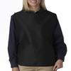 UltraClub 2-Pocket Cobbler Apron 8202 -Black One view 2