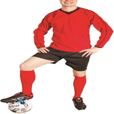 CARTA FB JERSEY ENGLAND + PIPING RED/BLACK-L(42-44'')