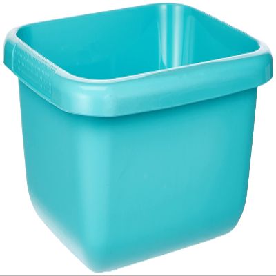 CURVER 228032 Square Turquoise Plastic Basin 9L 38,5 x 31 x 12,7 cm