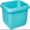 CURVER 228032 Square Turquoise Plastic Basin 9L 38,5 x 31 x 12,7 cm view 1