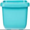 CURVER 228032 Square Turquoise Plastic Basin 9L 38,5 x 31 x 12,7 cm view 2