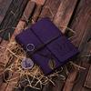 Personalized Felt Notebook Journal and Key Chain Set view 1