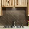 FASDE Monaco Decorative Vinyl Backsplash 15 sq ft Kit in Argent Bronze view 2