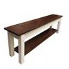 Ezekiel and Stearns 1776 Storage Bench/Shoe Rack Bench (72") view 3