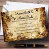 Autumn Colours Vintage Personalized Wedding Invitations view 1