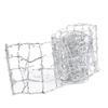 2 Rolls Metallic Silver Grapevine Wired Garland - 4-1/2 inch Wide Painted Silver Vine Wire Ribbon Garland (Each Roll 6 ft Long = 12 feet Total) view 1