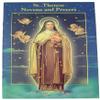 Fratelli Bonella Milano Design Gold Stamped Illustrated Novena Book of Prayers and Devotions of Saint St Therese, Pack of 10 view 1
