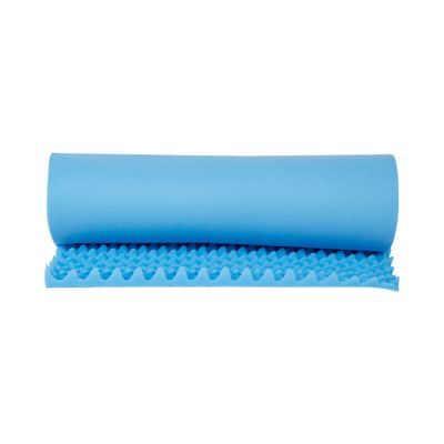 McKesson Mattress Topper Overlay, Convoluted Foam, Blue, 72 in L x 33 in x 2 in (L x W x H), 1 Count
