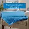 McKesson Mattress Topper Overlay, Convoluted Foam, Blue, 72 in L x 33 in x 2 in (L x W x H), 1 Count view 2