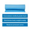 McKesson Mattress Topper Overlay, Convoluted Foam, Blue, 72 in L x 33 in x 2 in (L x W x H), 1 Count view 3
