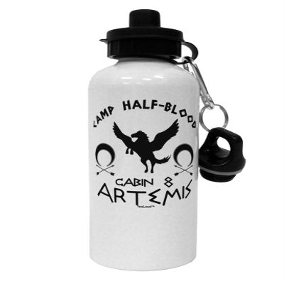 TOOLOUD Camp Half Blood Cabin 8 Artemis Aluminum 600ml Water Bottle - White