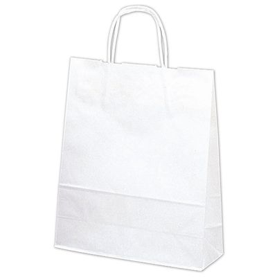 (Sasagawa) Takajirushi Gift Bags 50-6100, Handbag, White, Plain, Small, 10 Pieces