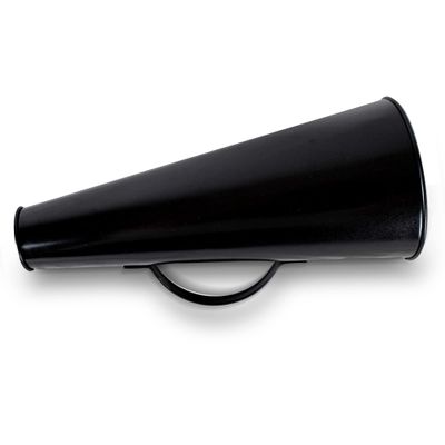 Vintage style large metal Megaphone